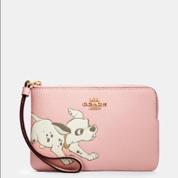 NWT Coach Disney Dalmatian wristlet!!
